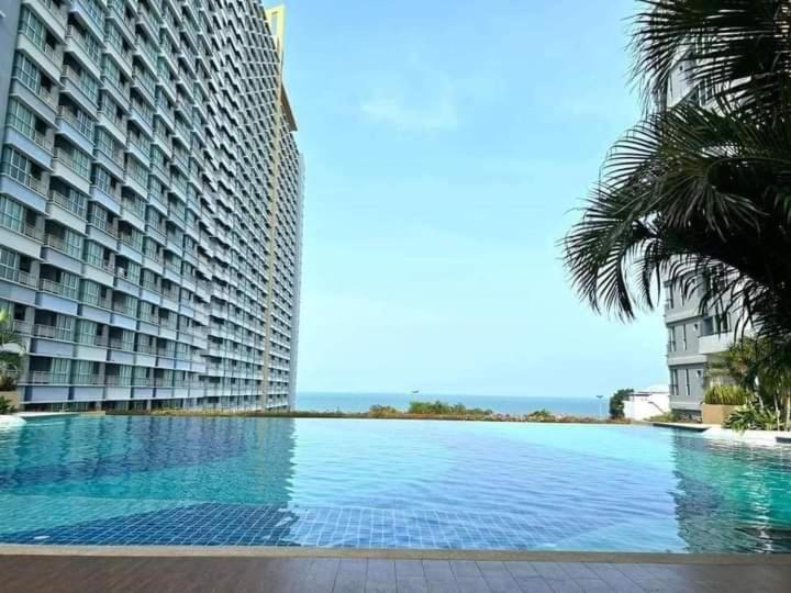 2 ห้องนอน 2 ห้องน้ำ Seaview Jomtien ชั้น18 Apartment Bagian luar foto