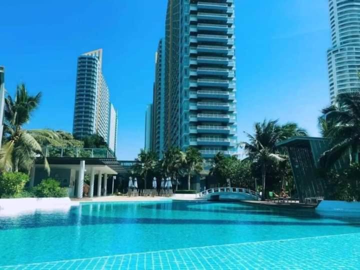 2 ห้องนอน 2 ห้องน้ำ Seaview Jomtien ชั้น18 Apartment Bagian luar foto